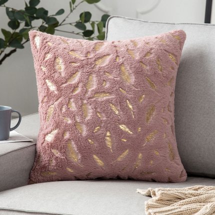 Feather Fur Upholstery Cushion Cover - Casatrail.com