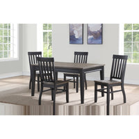 Thumbnail for Farmhouse 5pc Dining Set Two-Tone Finish
