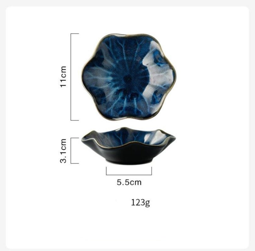 Flavor Saucer Ceramic Plate for Household Snacks - Casatrail.com