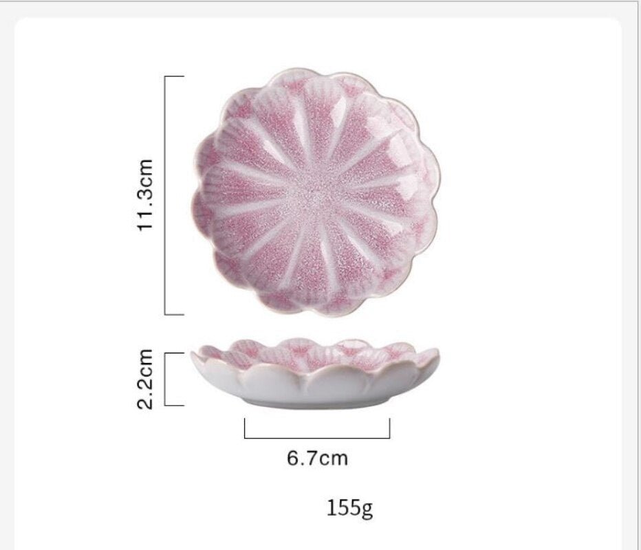 Flavor Saucer Ceramic Plate for Household Snacks - Casatrail.com