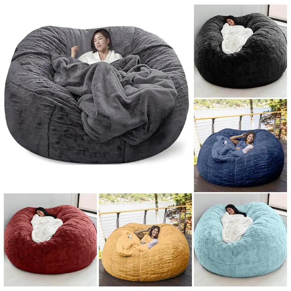 Flexible Indoor Oversized Bean Bag Chair - Casatrail.com