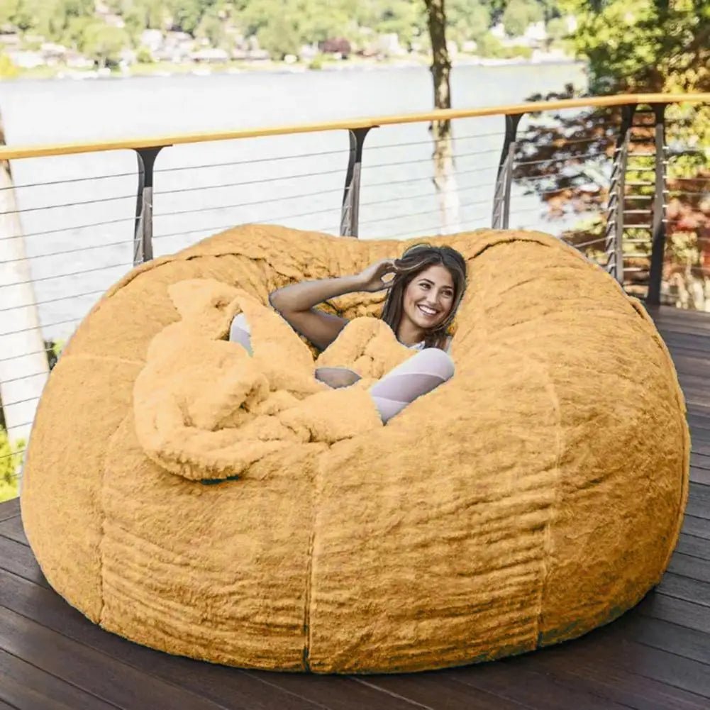 Flexible Indoor Oversized Bean Bag Chair - Casatrail.com