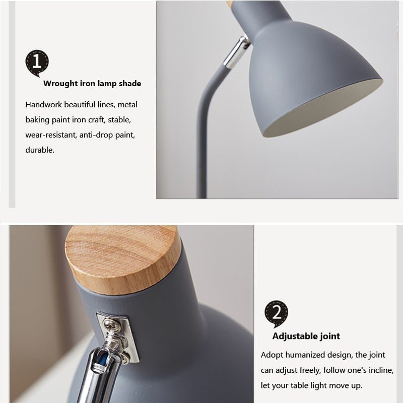 Flexible Wooden Table Lamp - Casatrail.com