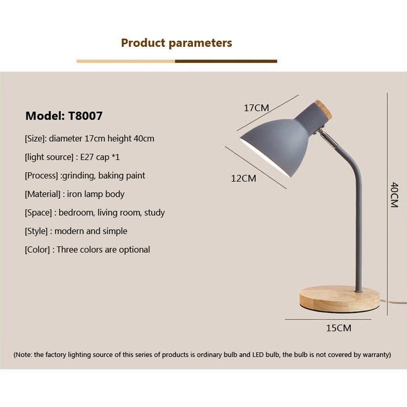 Flexible Wooden Table Lamp - Casatrail.com