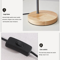 Thumbnail for Flexible Wooden Table Lamp - Casatrail.com