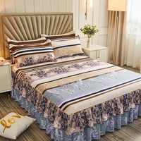 Thumbnail for Floral Bed Skirt - Non - slip Dustproof - Students Bedding - Single/Double Size - Casatrail.com