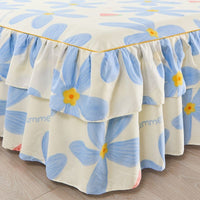 Thumbnail for Floral Bed Skirt - Non - slip Dustproof - Students Bedding - Single/Double Size - Casatrail.com