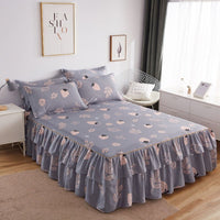 Thumbnail for Floral Bed Skirt - Non - slip Dustproof - Students Bedding - Single/Double Size - Casatrail.com