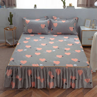 Thumbnail for Floral Bed Skirt - Non - slip Dustproof - Students Bedding - Single/Double Size - Casatrail.com