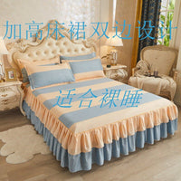 Thumbnail for Floral Bed Skirt - Non - slip Dustproof - Students Bedding - Single/Double Size - Casatrail.com