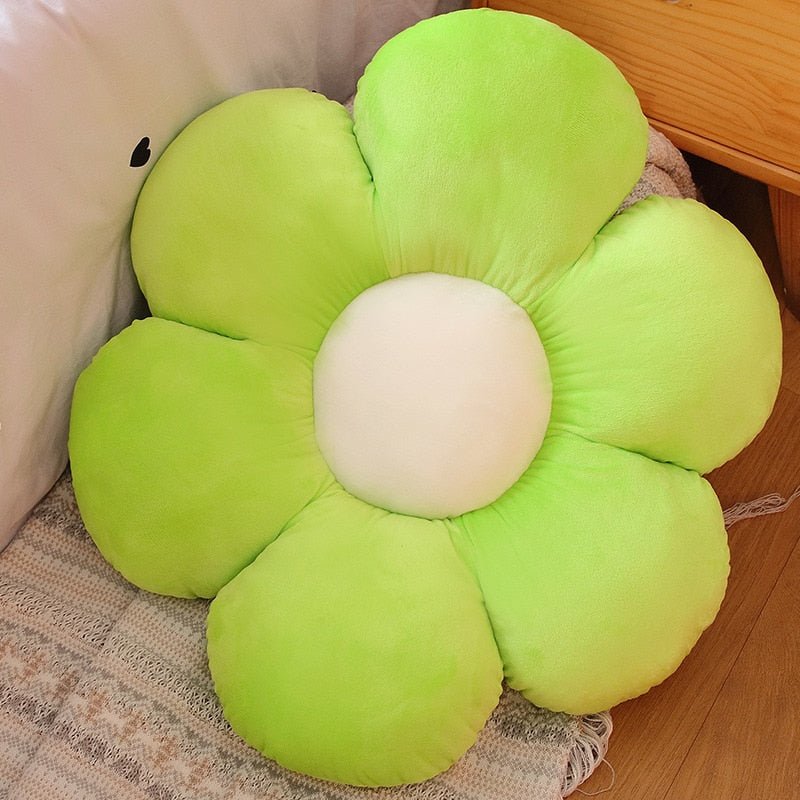 Flower - Shaped Plush Pillow Mat - Casatrail.com