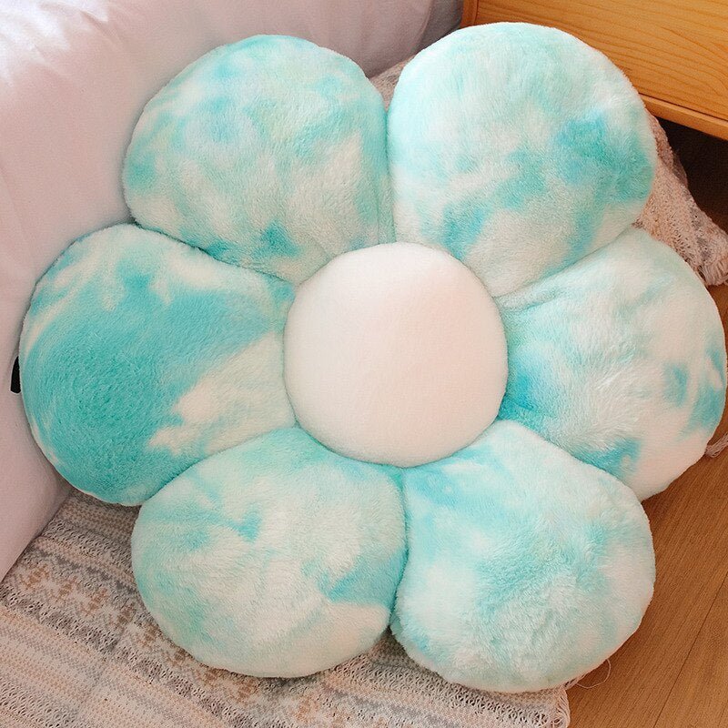 Flower - Shaped Plush Pillow Mat - Casatrail.com