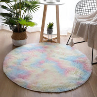 Thumbnail for Fluffy Cute Plush Round Rug - Casatrail.com