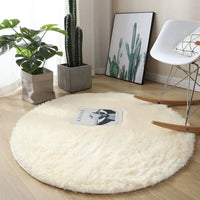 Thumbnail for Fluffy Cute Plush Round Rug - Casatrail.com