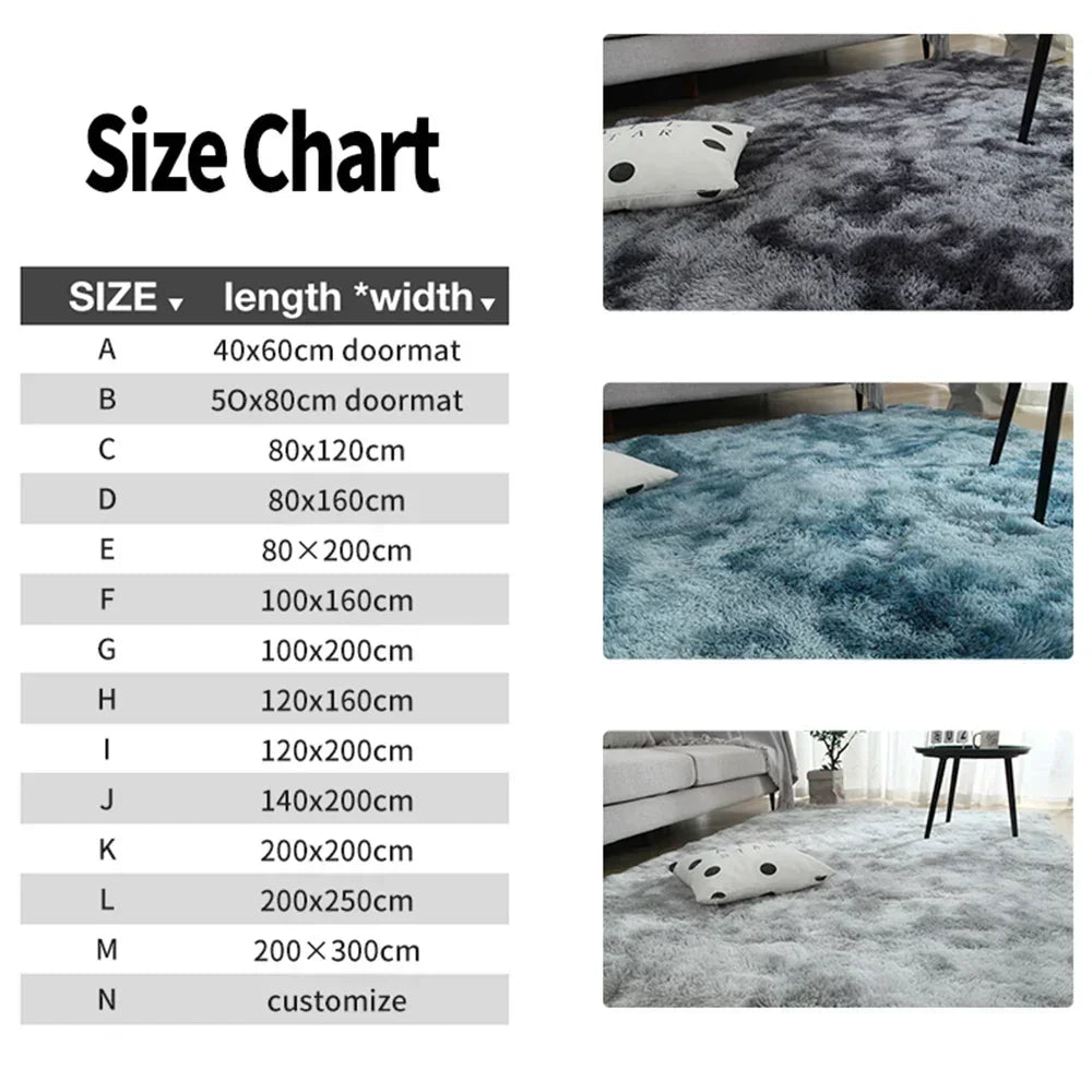 Fluffy Large Carpet For Living Room - Casatrail.com