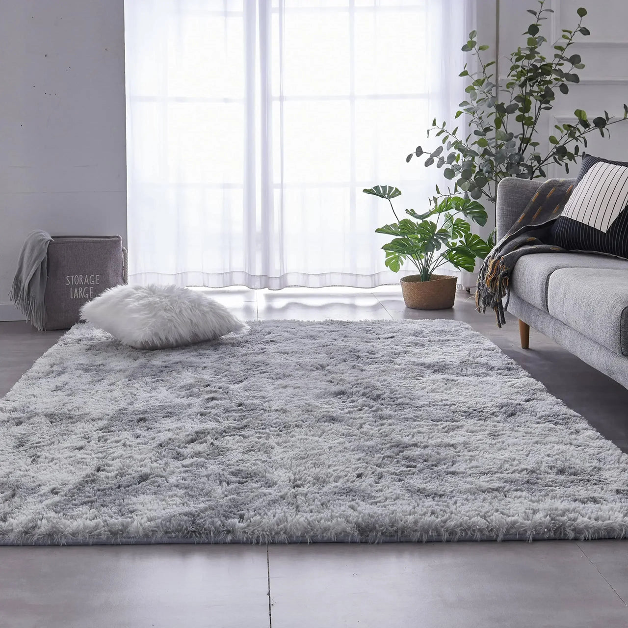 Fluffy Large Carpet For Living Room - Casatrail.com