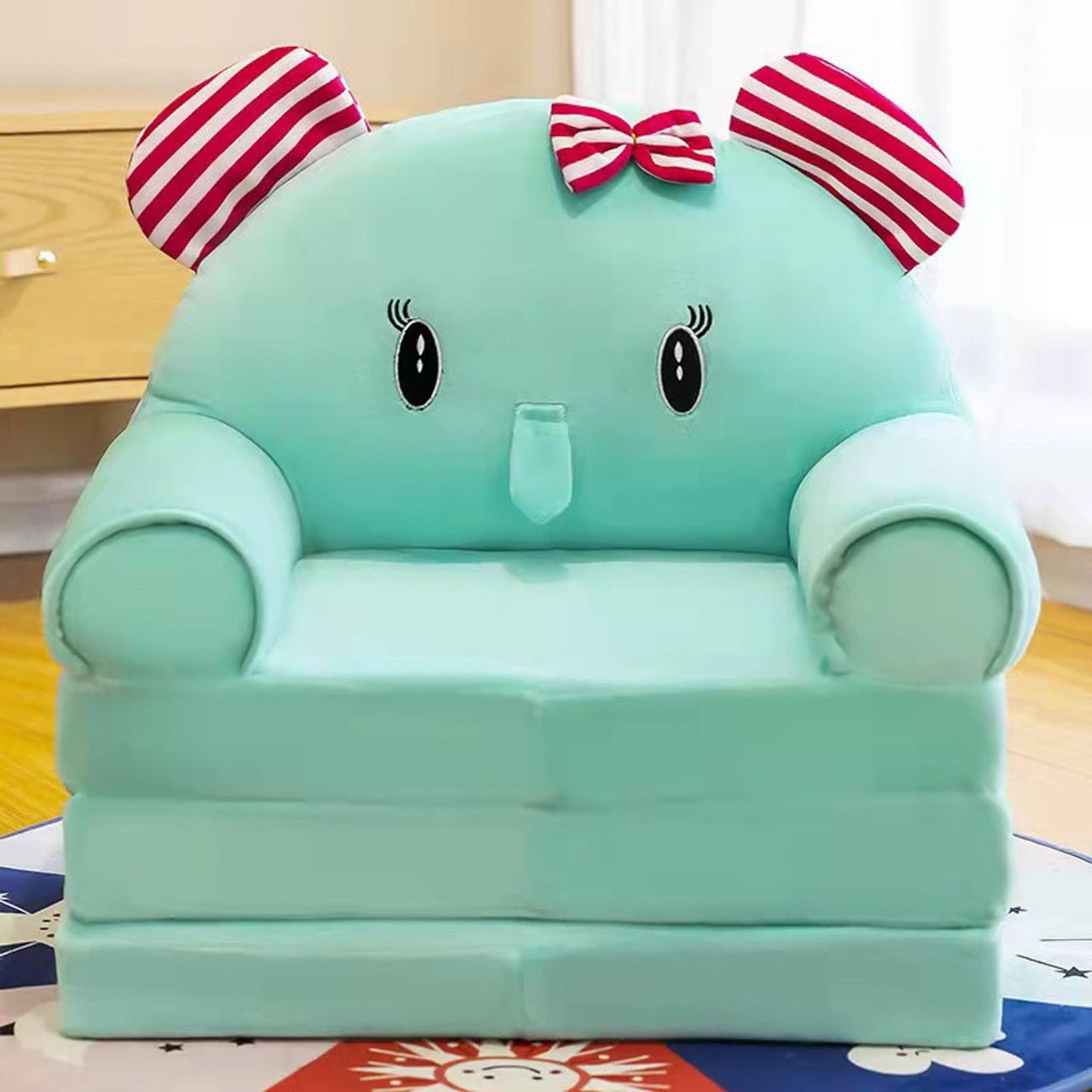 Foldable Kids Sofa with Backrest - Casatrail.com