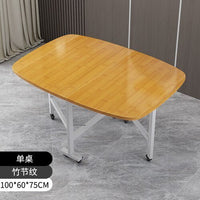 Thumbnail for Foldable Metal Black Dining Table - Casatrail.com