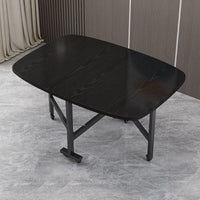 Thumbnail for Foldable Metal Black Dining Table - Casatrail.com