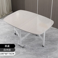 Thumbnail for Foldable Metal Black Dining Table - Casatrail.com