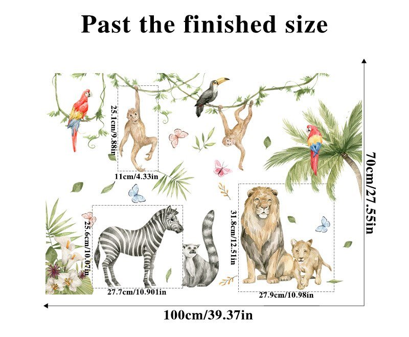 Forest Animals Nursery Decals for Boys Room - Casatrail.com