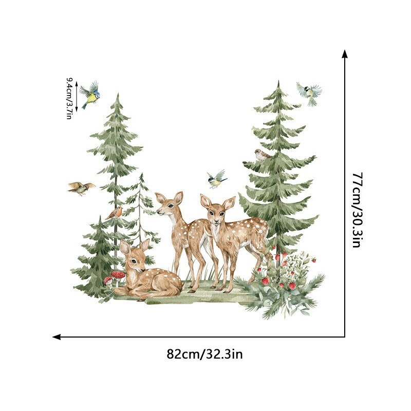 Forest Animals Nursery Decals for Boys Room - Casatrail.com