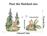 Thumbnail for Forest Animals Nursery Decals for Boys Room - Casatrail.com