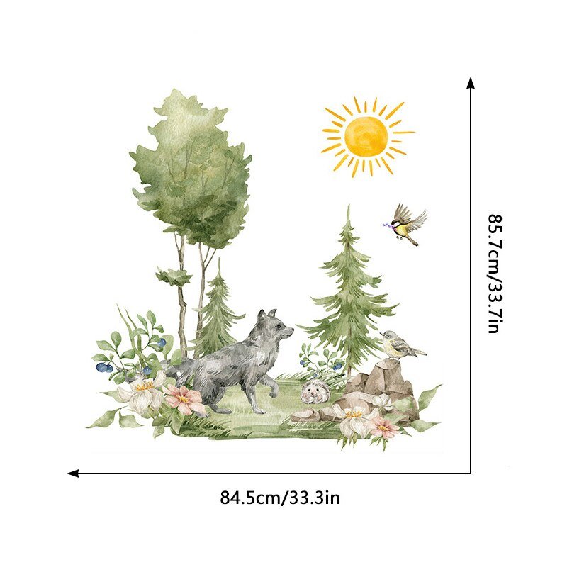 Forest Animals Nursery Decals for Boys Room - Casatrail.com