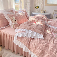 Thumbnail for Four - Piece Bedding Set with Quilt Cover - Casatrail.com