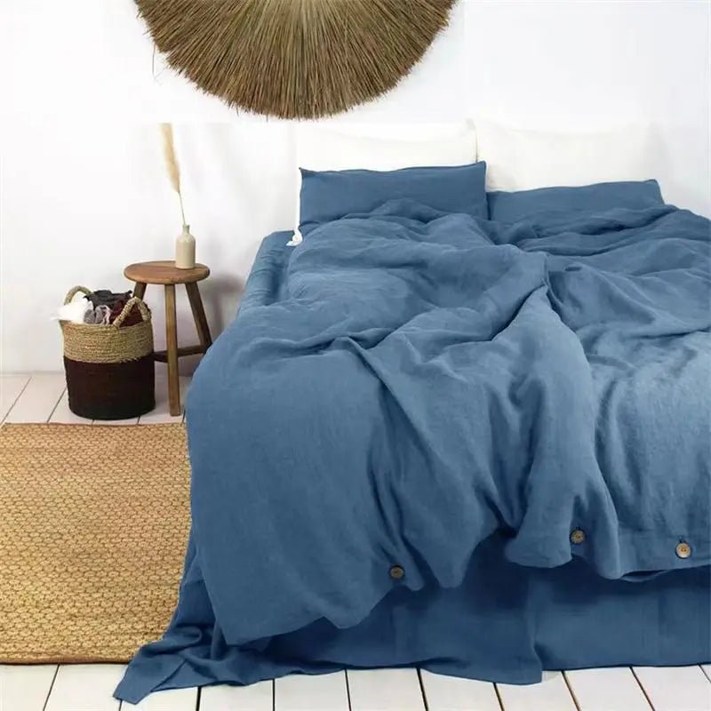 French Linen Duvet Cover Soft Quilt Comforter Cover - Casatrail.com