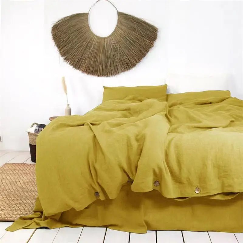 French Linen Duvet Cover Soft Quilt Comforter Cover - Casatrail.com