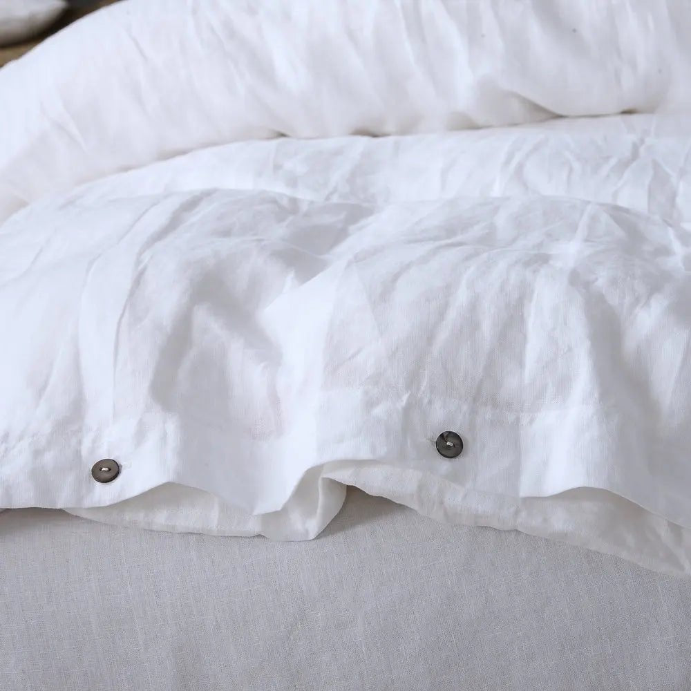 French Linen Duvet Cover Soft Quilt Comforter Cover - Casatrail.com