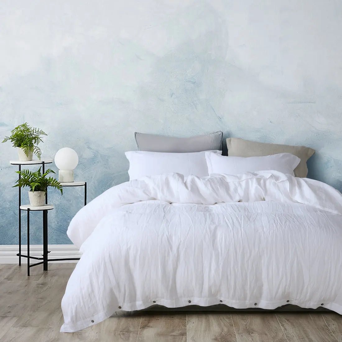 French Linen Duvet Cover Soft Quilt Comforter Cover - Casatrail.com