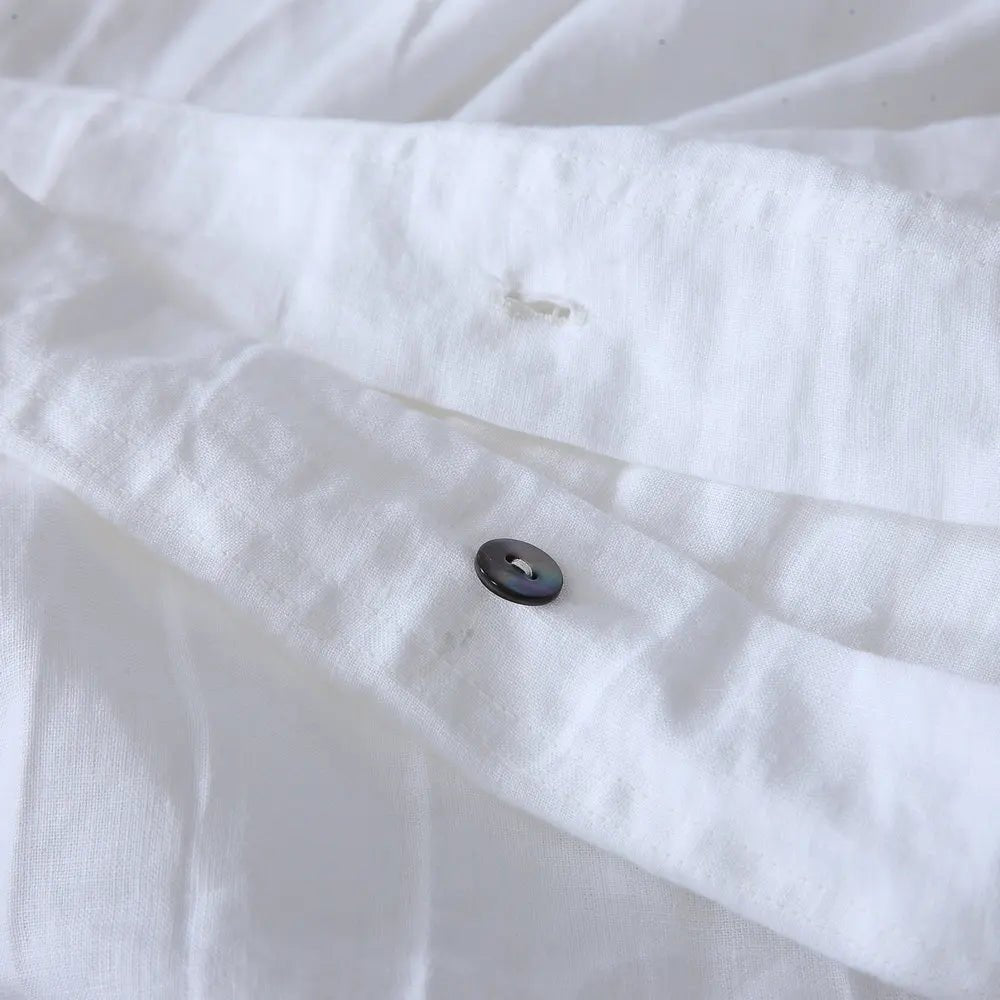 French Linen Duvet Cover Soft Quilt Comforter Cover - Casatrail.com