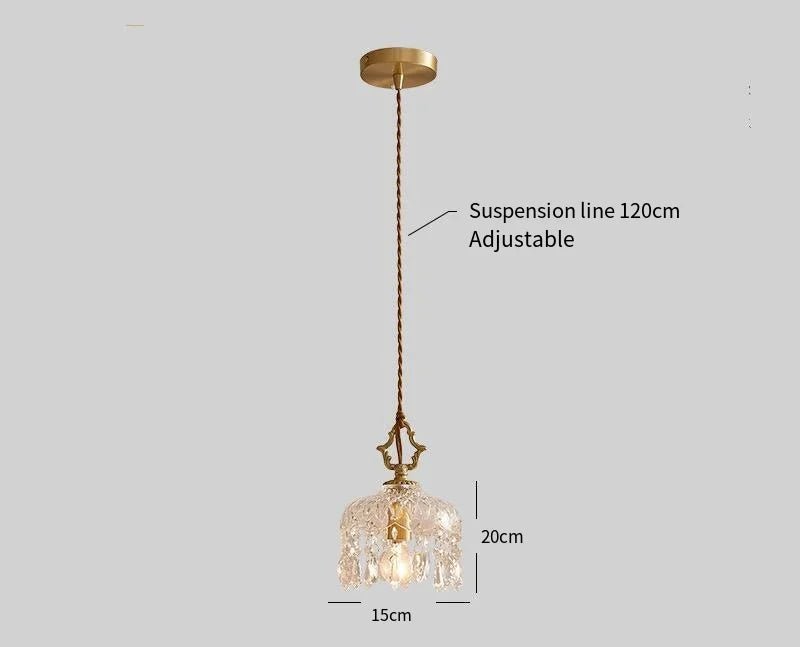 French Retro Indoor LED Chandelier with E14 Bulb - Casatrail.com