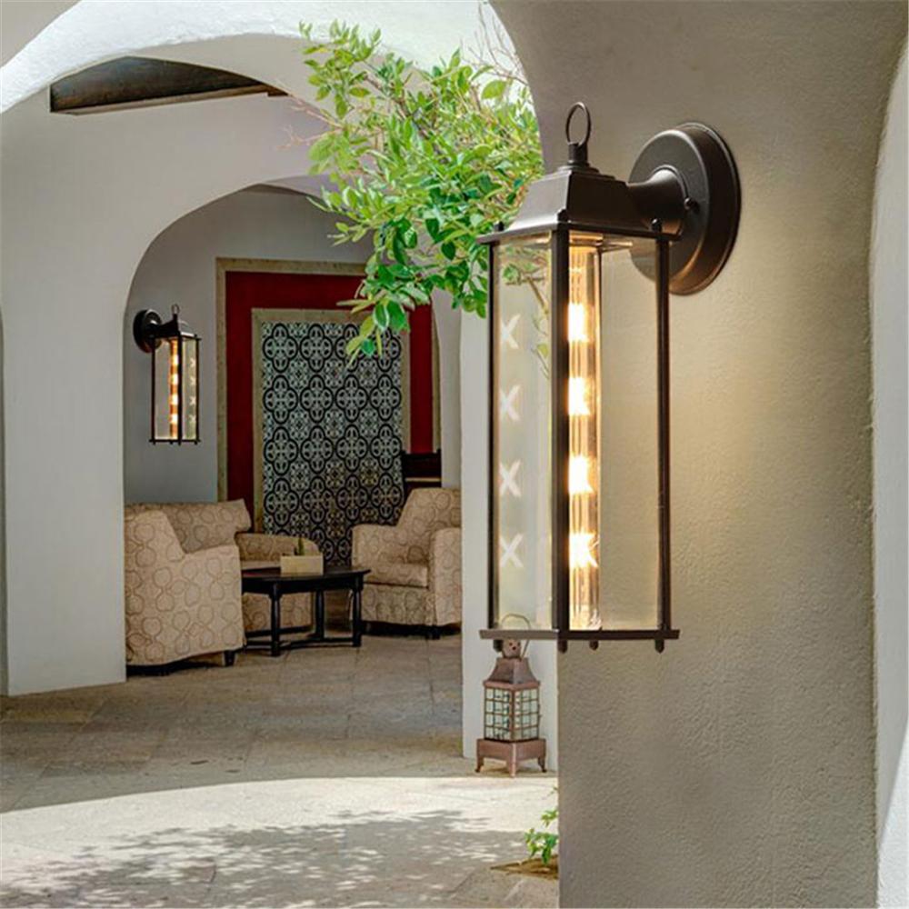 Frosted Glass Outdoor Wall Lantern - Casatrail.com