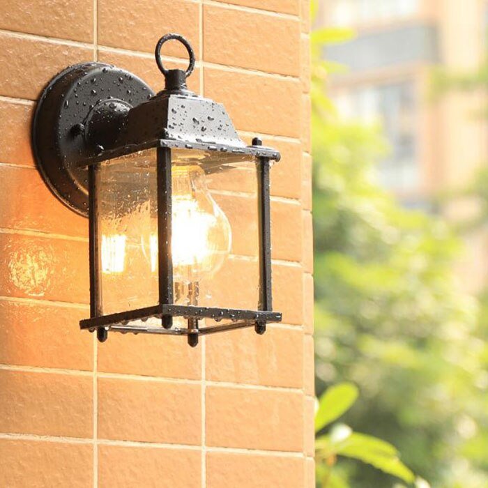 Frosted Glass Outdoor Wall Lantern - Casatrail.com