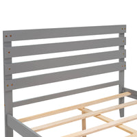 Thumbnail for Full Size Platform Bed with Gray Drawers - Casatrail.com