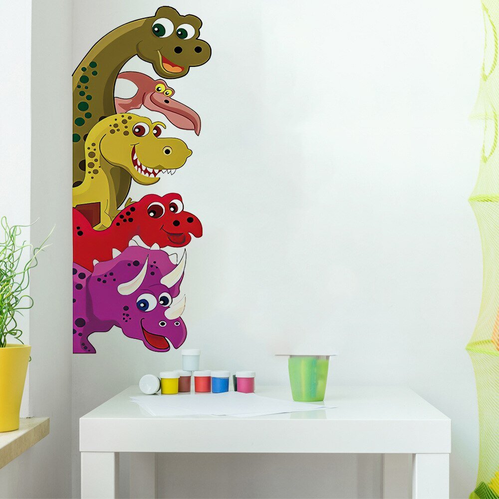 Funny Dinosaur Door Stickers for Kids Room - Casatrail.com