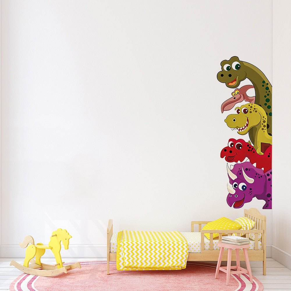 Funny Dinosaur Door Stickers for Kids Room - Casatrail.com