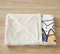 Thumbnail for Fuzzy Blanket - Cute Cats and Kittens Sherpa Throw - Casatrail.com