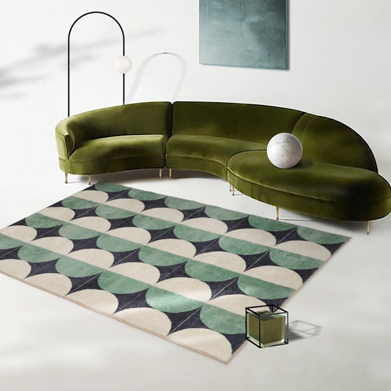 Geometric Art Carpet for Living Room - Casatrail.com