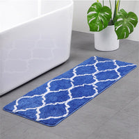 Thumbnail for Geometric Bath Mat Water Absorbent Soft Floor Mat 45x120cm - Casatrail.com