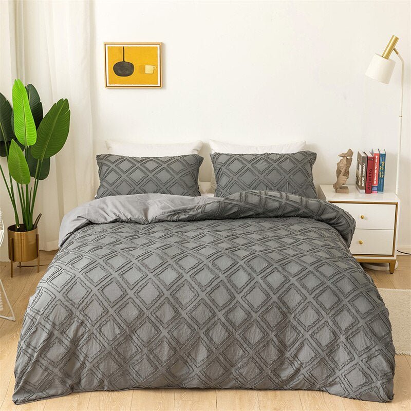 Geometric Cut Flowers Bedding Set - Casatrail.com