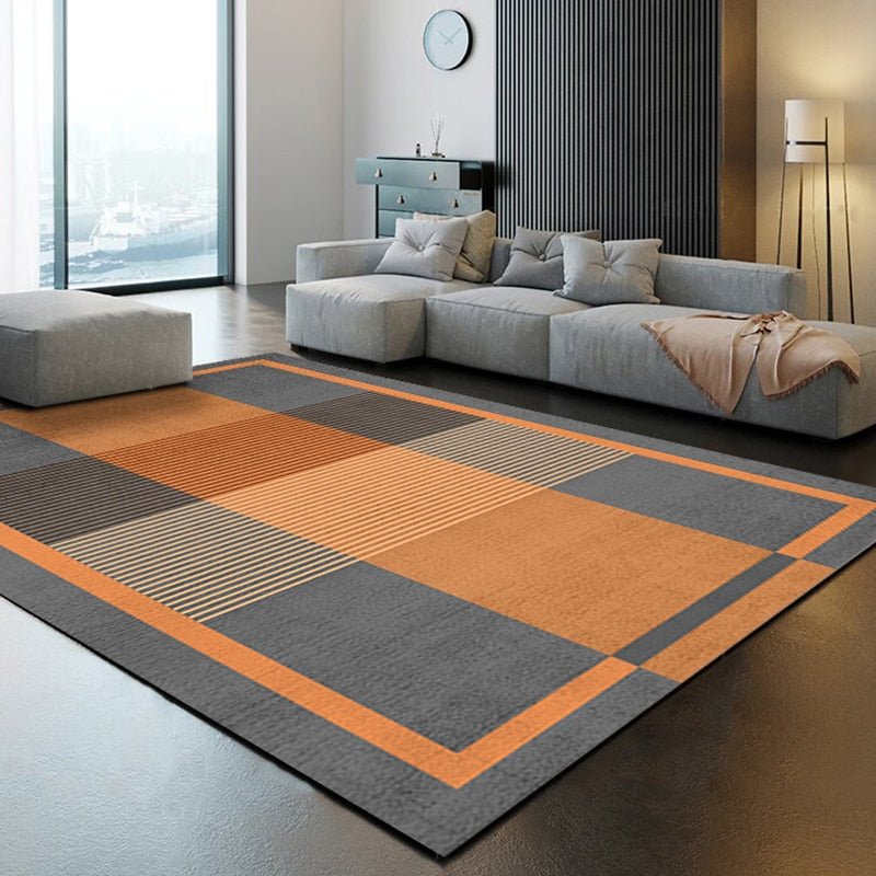 Geometric Decorative Carpet Light Luxury Large Area Rug - Casatrail.com