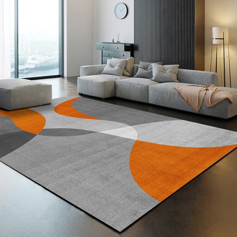 Geometric Decorative Carpet Light Luxury Large Area Rug - Casatrail.com