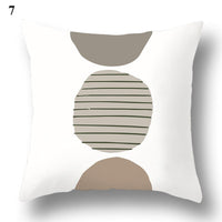 Thumbnail for Geometric Green Leaf Pattern Decorative Pillowcase - Casatrail.com