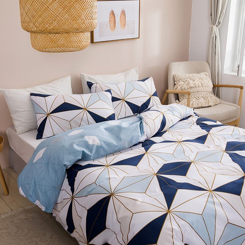 Geometric Print Queen Bedding Set - Casatrail.com