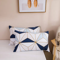 Thumbnail for Geometric Print Queen Bedding Set - Casatrail.com