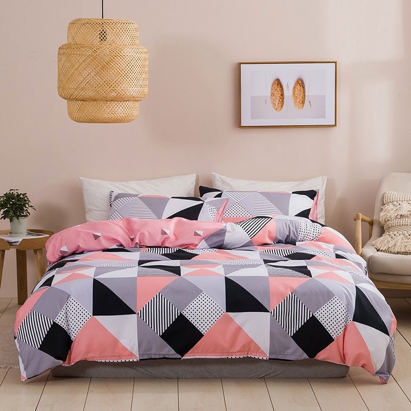 Geometric Print Queen Bedding Set - Casatrail.com